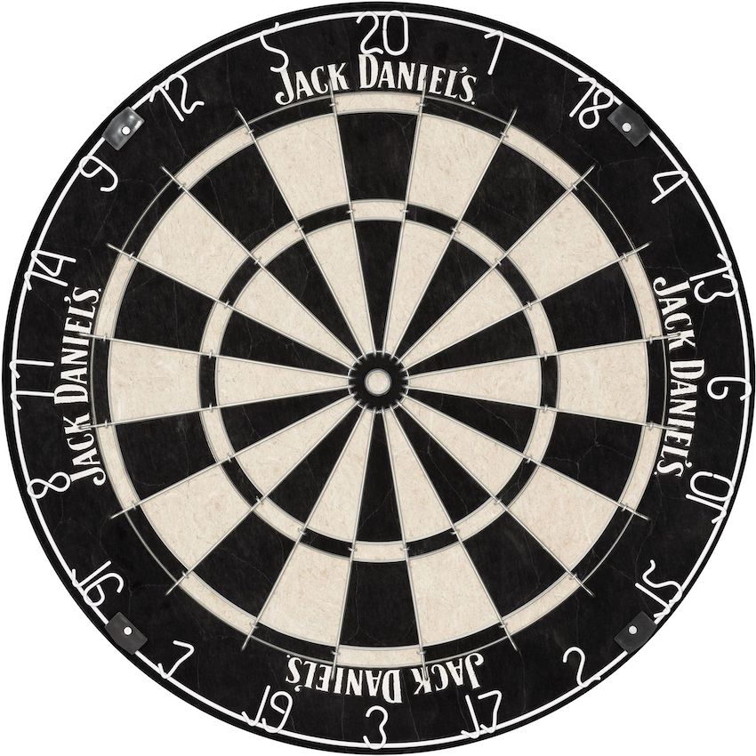 Jack Daniel's Axis Triangular Wire Dartboard Home Leisure Direct